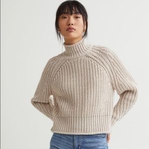 H&M Knit Sweater Mock Neck - Size XS